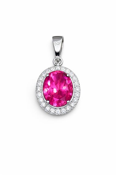 Charm Idee Preziose dal 1987 Woman in White Gold Zircone IP.CHK18B/90 - IP.CHK18B/90